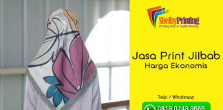 Jasa Print Jilbab Murah